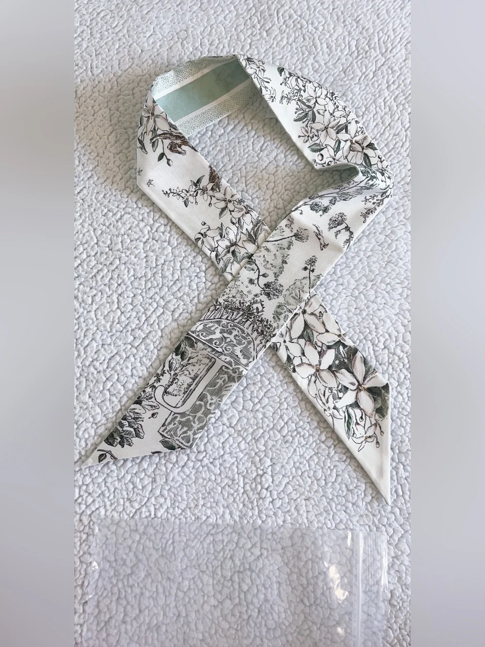 Dior Jardin D’hiver Mitzah Silk Scarf